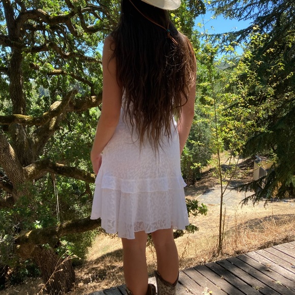 Bebe! Flirty white eyelet sundress perfect for a date night or concert! - Picture 7 of 7